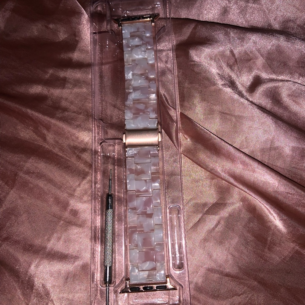 Marble Pink Apple Watch Band